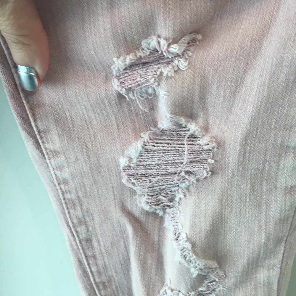 Universal Threads Factory Distressed Jeggings Siz… - image 7